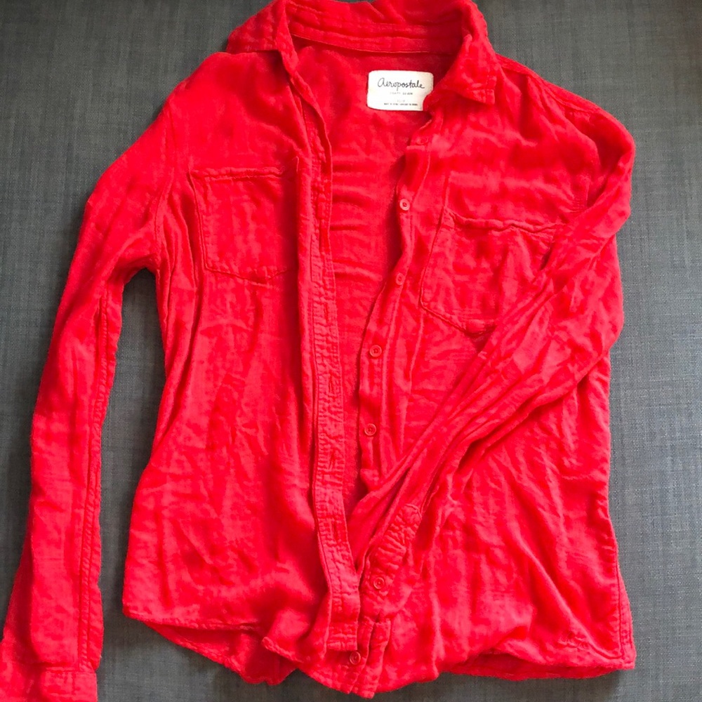 GENTLY USED AERO XS flannel